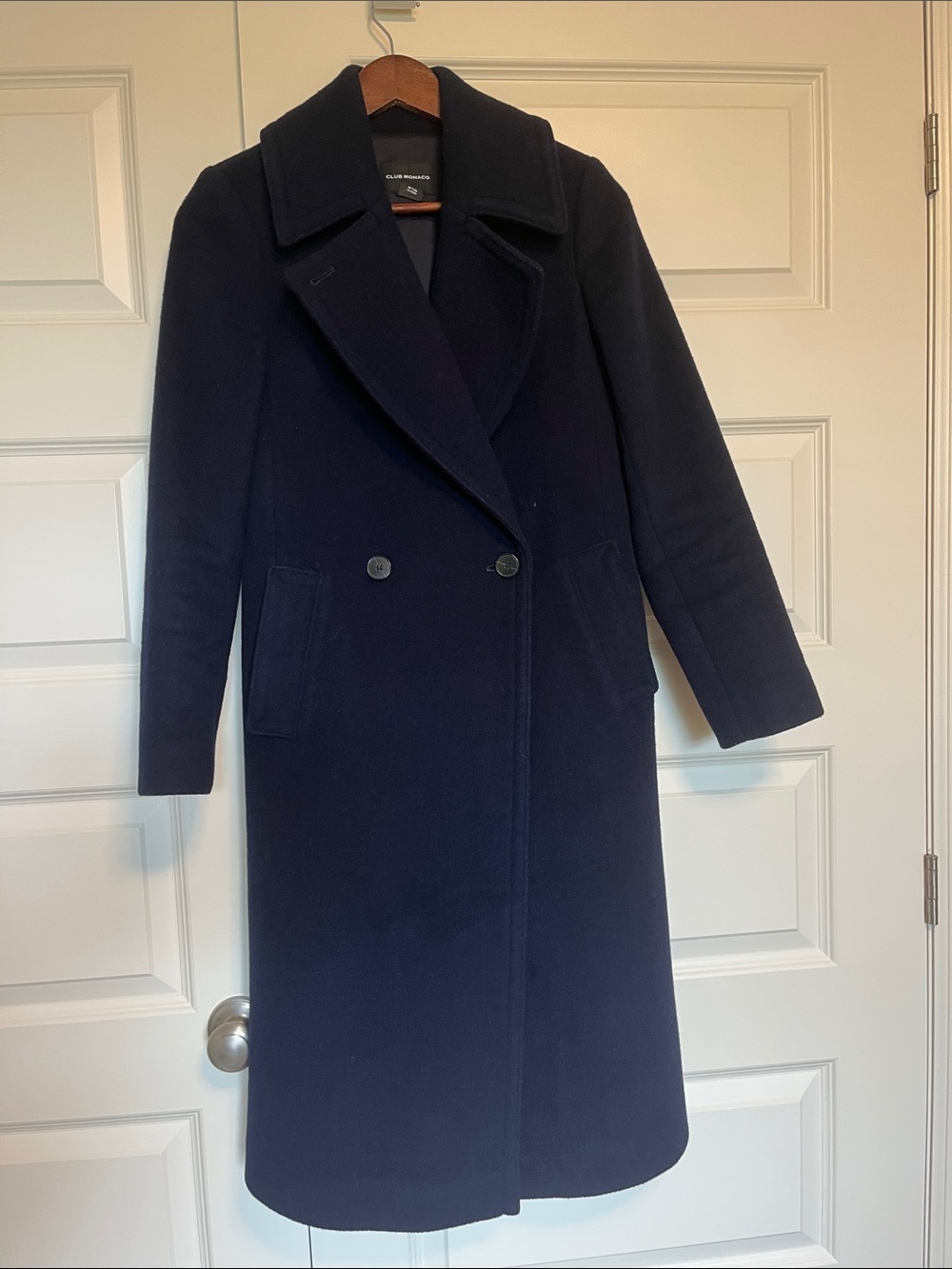 Club Monaco Navy Daylina Wool Jacket